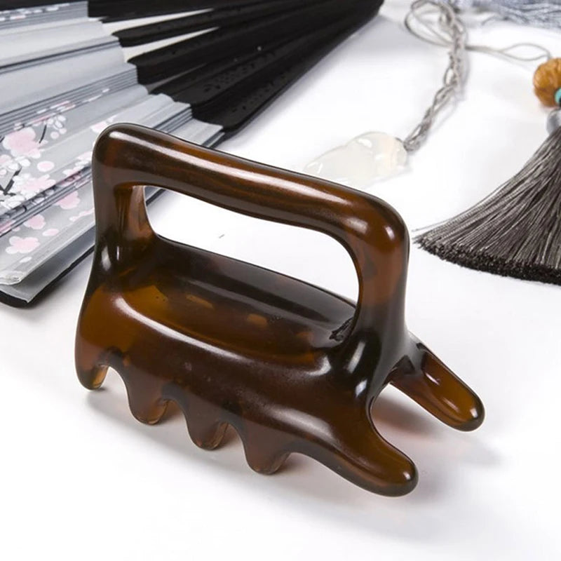 1 PC Beeswax Body Spine & Cervical Scraping Tool – Physical SPA Massager for Blood Circulation - Image 4