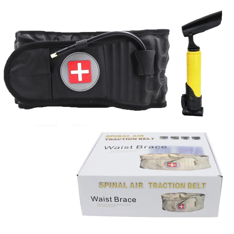 Lumbar Decompression Back Belt – Air Traction Brace for Spinal Relief - Image 8