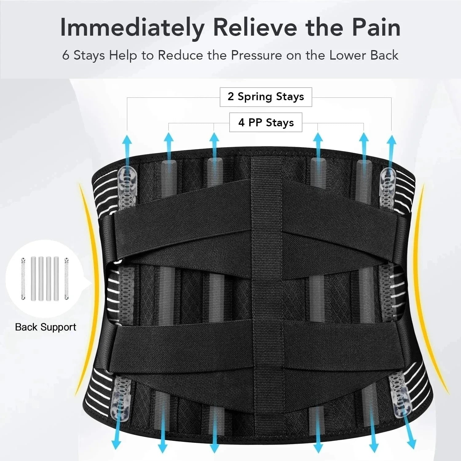 Lumbar Back Support Belt – Orthopedic Waist Trainer & Spine Protector - Image 5