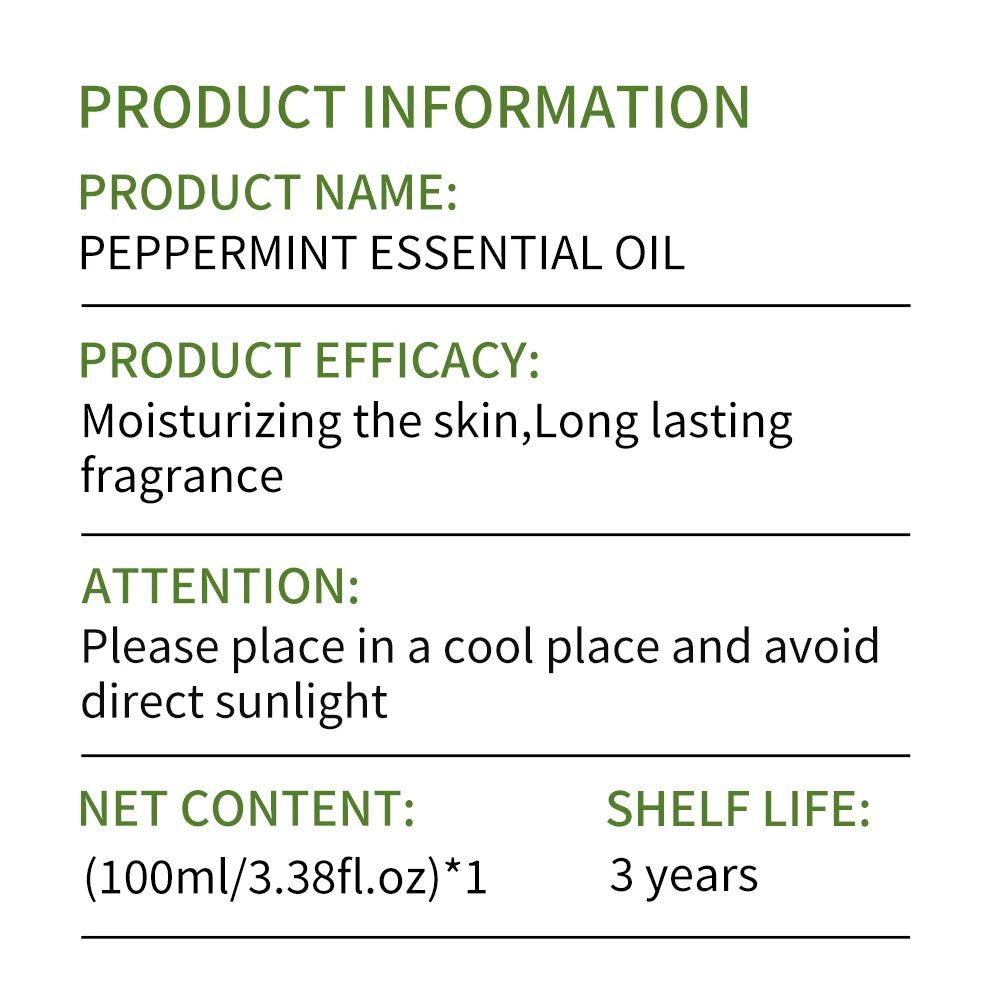 Peppermint Body Massage Essential Oil – For Massage, Aromatherapy, Spa & DIY Use - Image 6