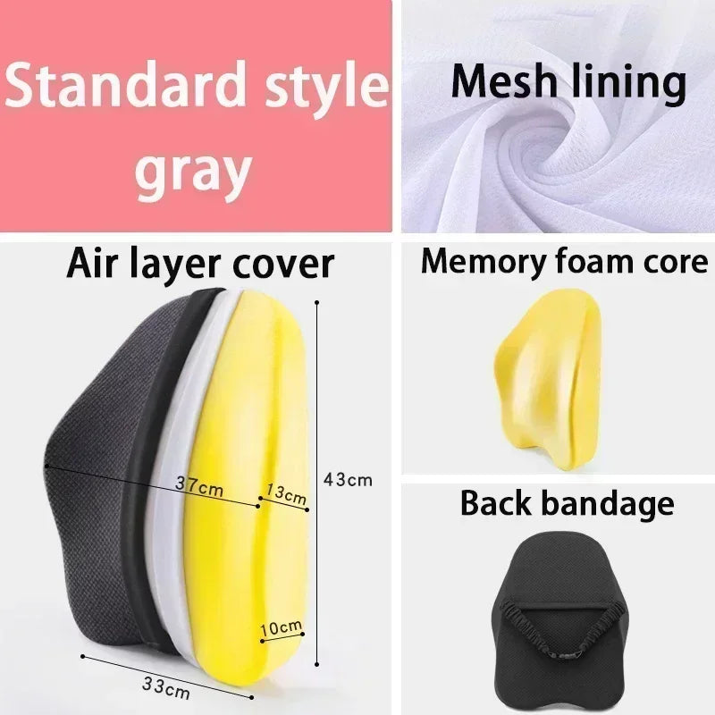 Memory Foam Seat Cushion Set – Orthopedic Support for Coccyx, Lumbar & Hemorrhoid Relief - Image 20