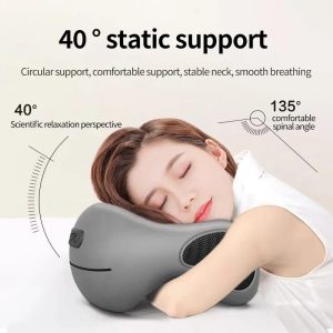 Multifunction U-Shaped Neck Pillow – Soft Slow Rebound Travel Pillow with Massage Support