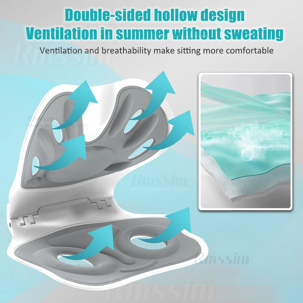 Foldable Back Support Cushion – Ergonomic Posture Corrector for Office & Back Pain Relief - Image 4
