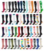 49 Styles Sports Compression Socks – Unisex Running, Cycling & Travel Support Socks