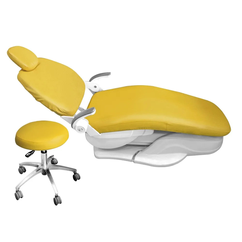 4-Piece PU Leather Dental Chair Cover Set – Waterproof & Elastic Protective Kit - Image 9