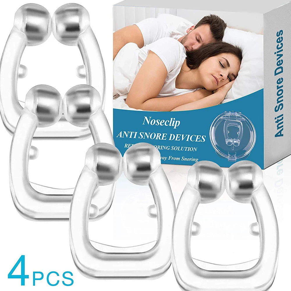Anti Snore Silicone Nose Clip – Magnetic Snoring Relief Device with Case - Image 6