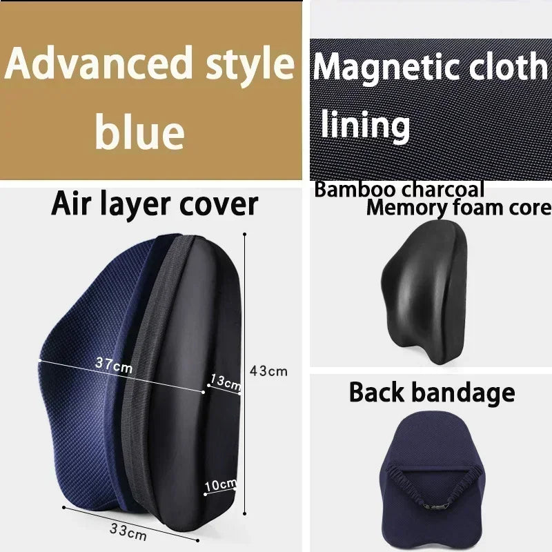 Memory Foam Seat Cushion Set – Orthopedic Support for Coccyx, Lumbar & Hemorrhoid Relief - Image 18