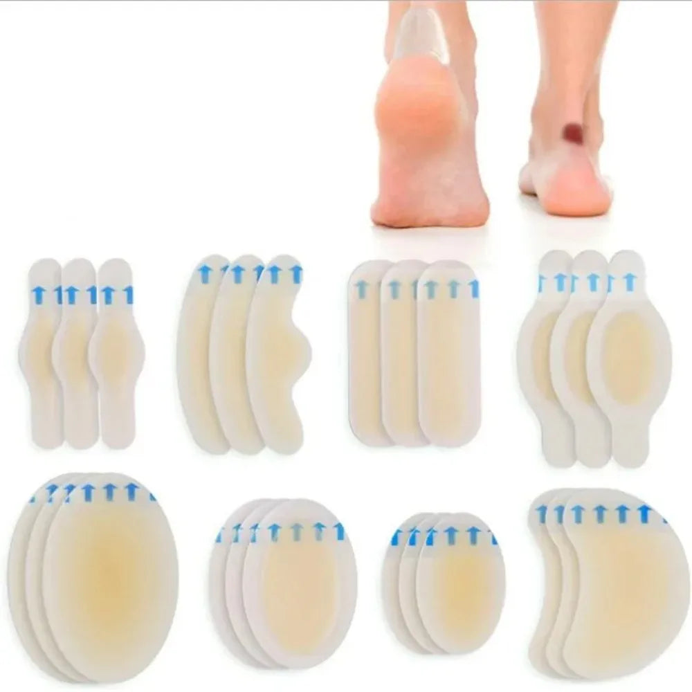 10Pcs/Set Gel Heel Protector – Adhesive Blister Pads & Foot Care Patches