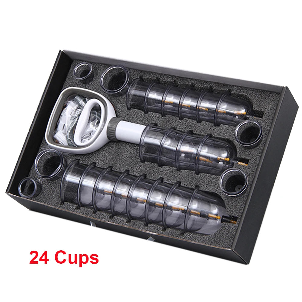 Vacuum Cupping Therapy Set – Professional Chinese Medicine Suction Cups - Image 9