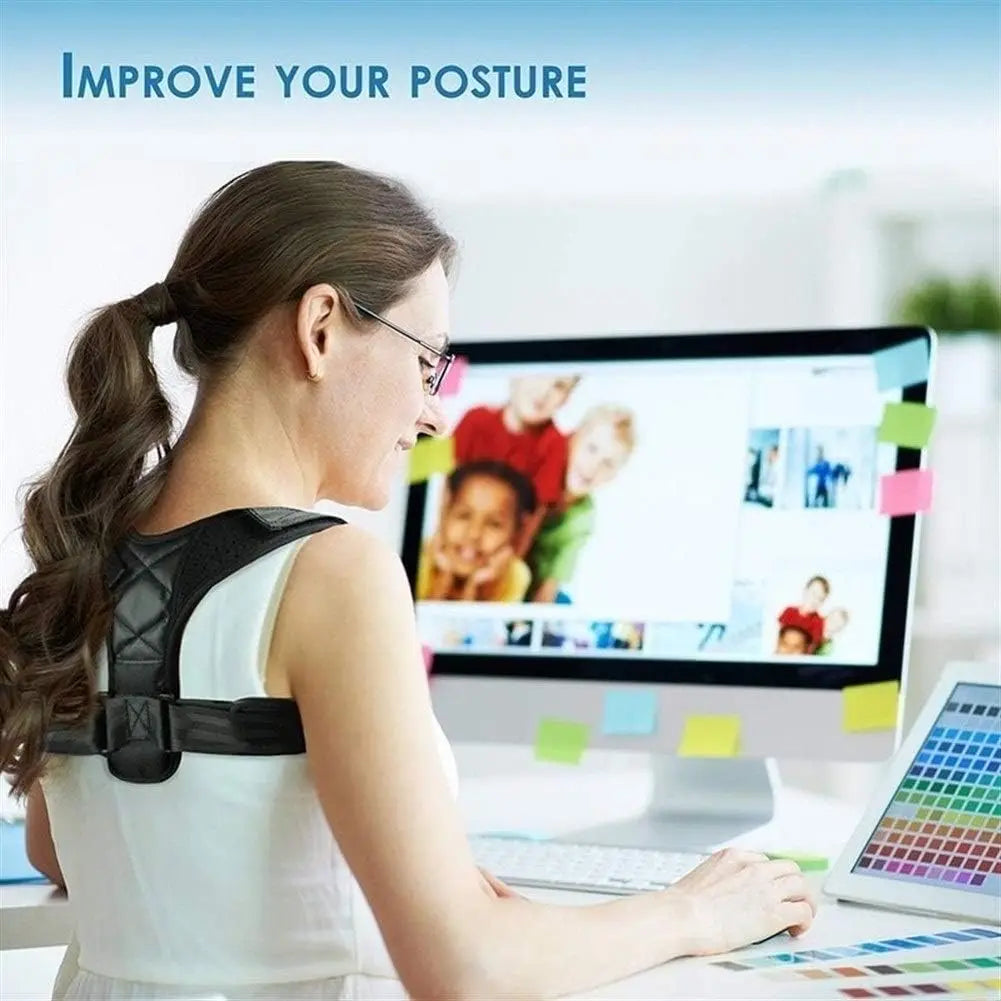 Adjustable Back & Shoulder Posture Corrector Belt - Image 2