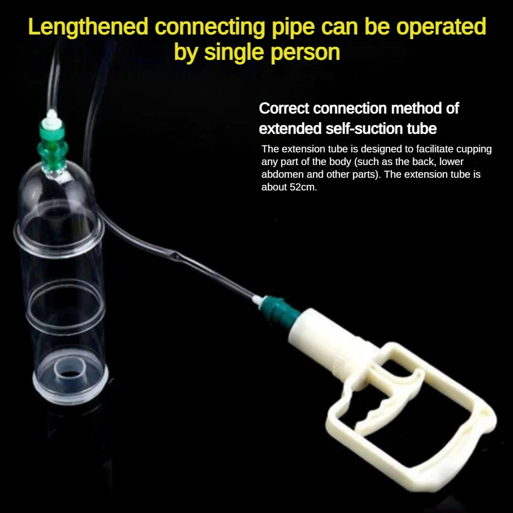 Men’s Vacuum Cupping Set – Suction Massage Cups with Pump for Detox & Cellulite Therapy - Image 5