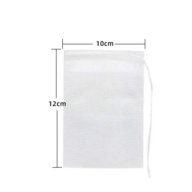 Disposable Tea Filter Bags – Non-Woven Fabric Empty Tea Bags with String & Heat Seal - Image 15