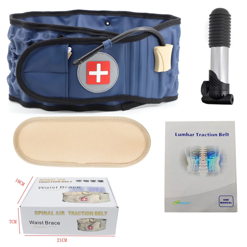 Lumbar Decompression Back Belt – Air Traction Brace for Spinal Relief - Image 7