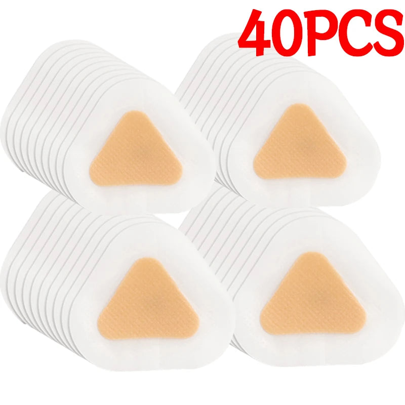 100PCS Pain Relief Gel Heel Protectors – Hydrocolloid Adhesive Blister Pads for Foot Care - Image 18