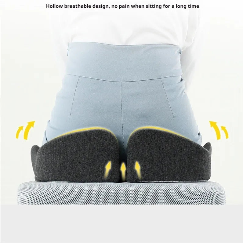 Memory Foam Office Chair Cushion – Orthopedic Seat Pad for Women’s Tailbone, Pelvis & Posture Support - Image 3