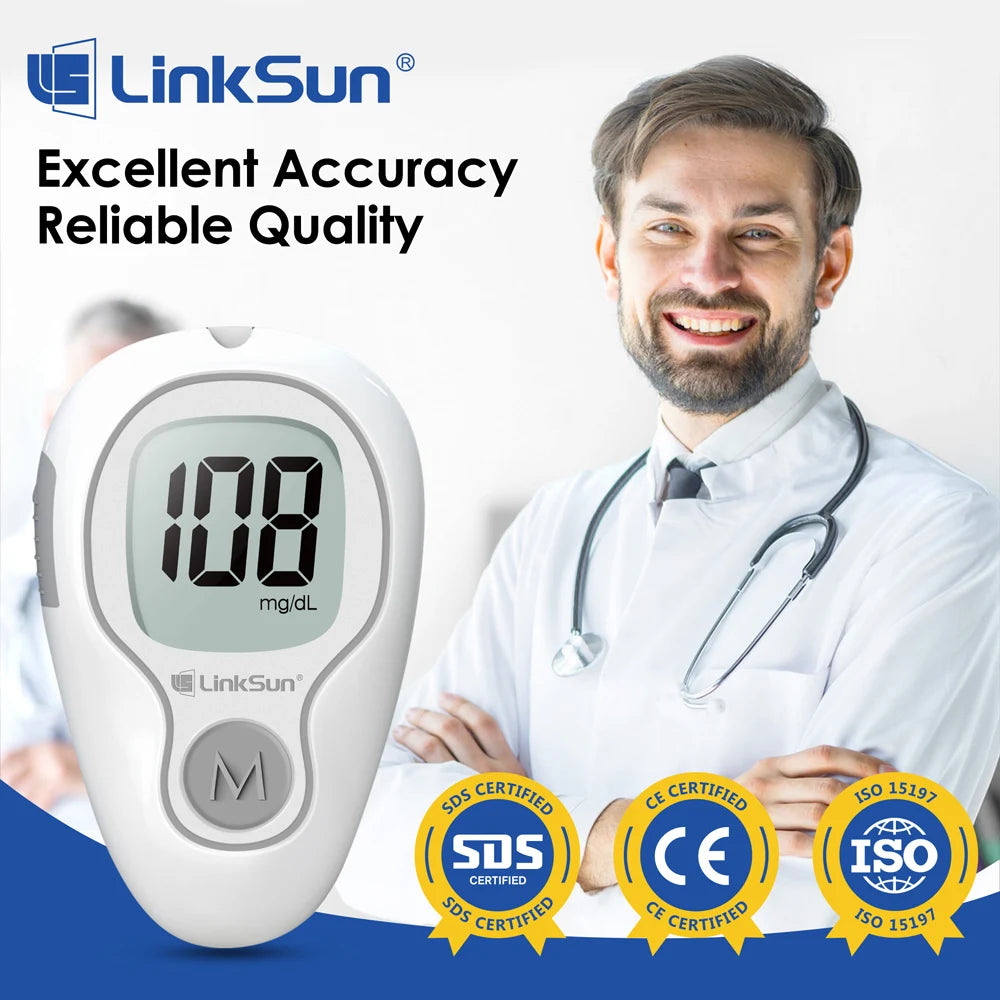 LinkSun G-425‑3 Blood Glucose Meter – Complete Diabetes Testing Kit - Image 2