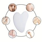 Heart-Shaped Gua Sha Board – Stainless Steel Muscle Massage Tool