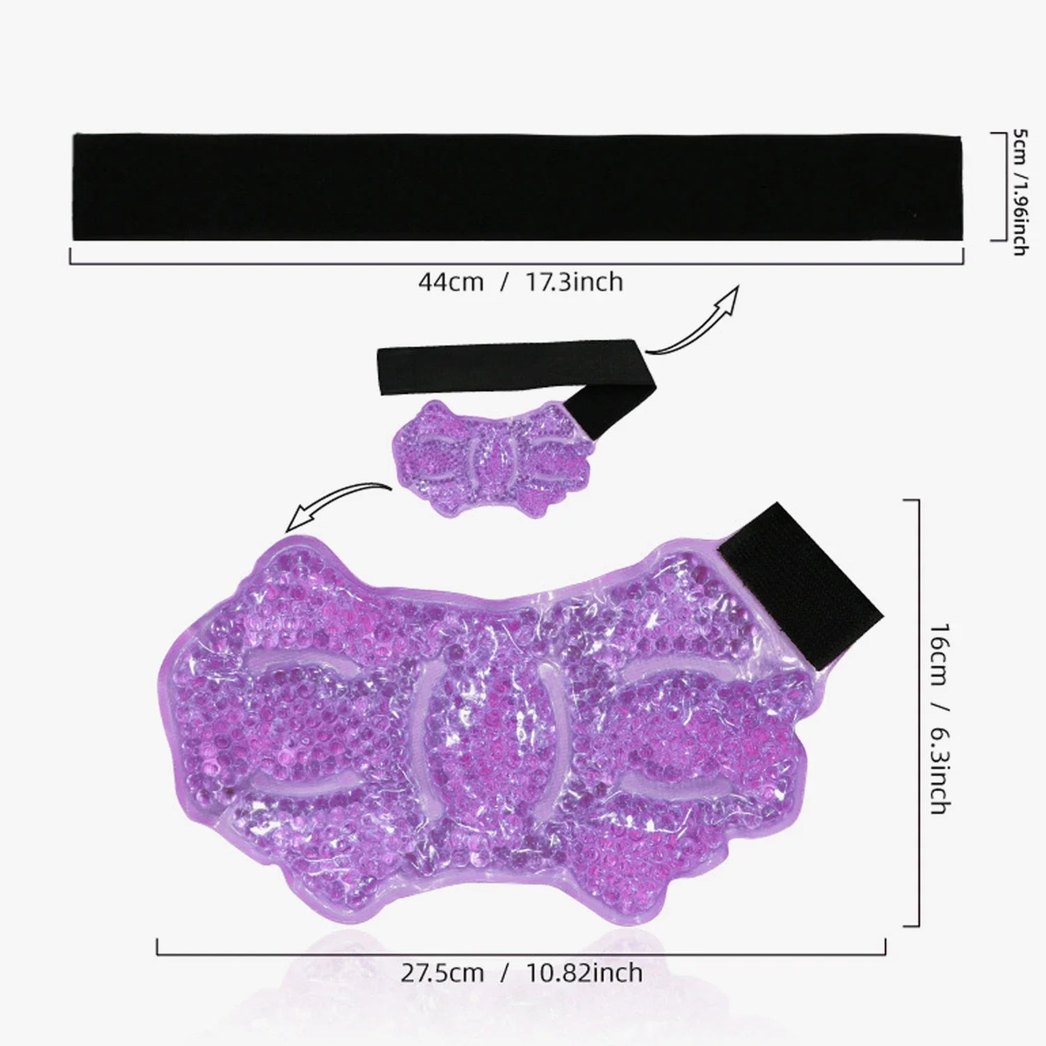 Ankle Foot Ice Pack Wrap – Reusable Gel Bead Pad for Injury & Pain Relief - Image 6