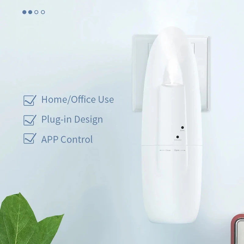 Smart Aroma Essential Oil Diffuser – Bluetooth APP-Controlled Wall Plug-In Scent Machine - Image 2