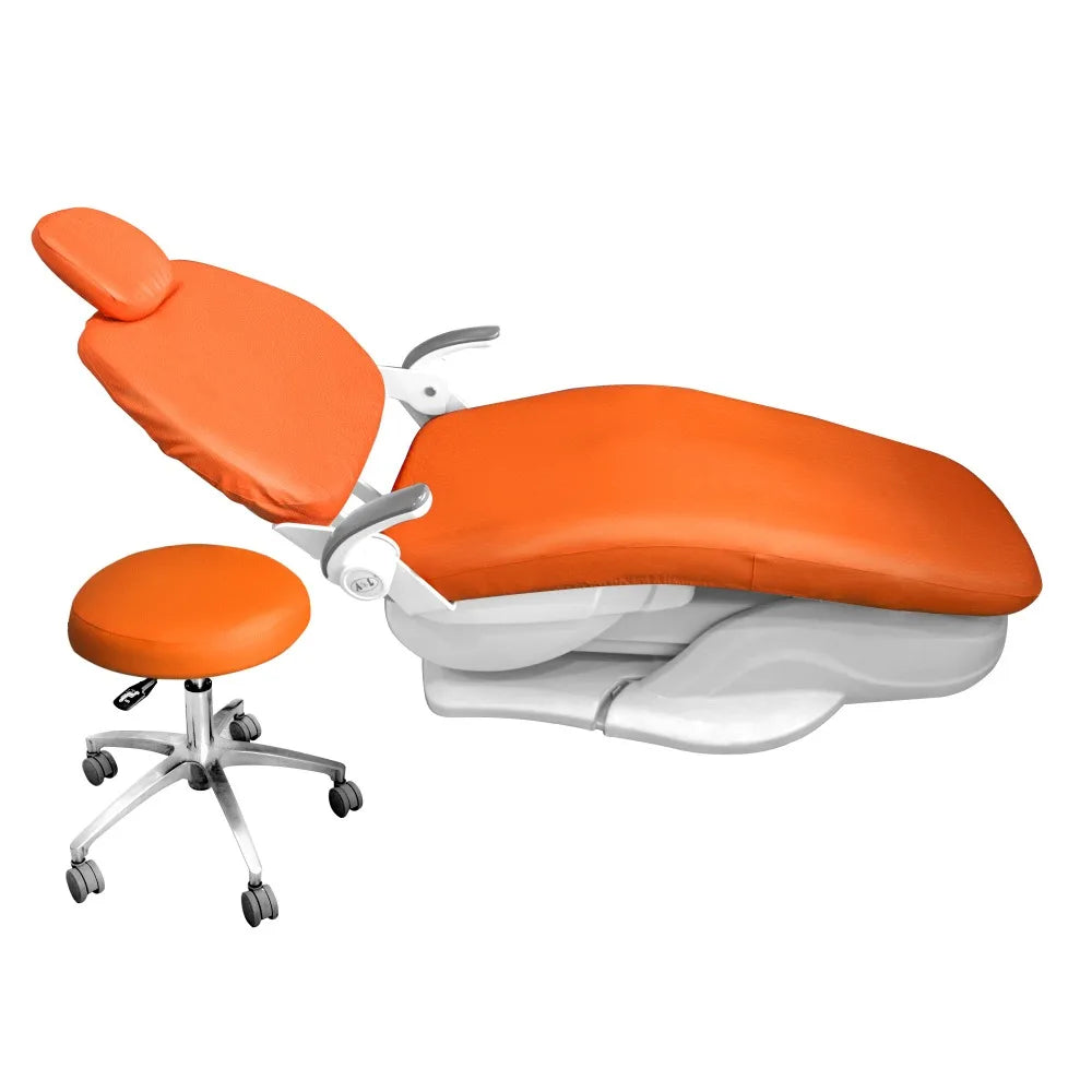 4-Piece PU Leather Dental Chair Cover Set – Waterproof & Elastic Protective Kit - Image 8