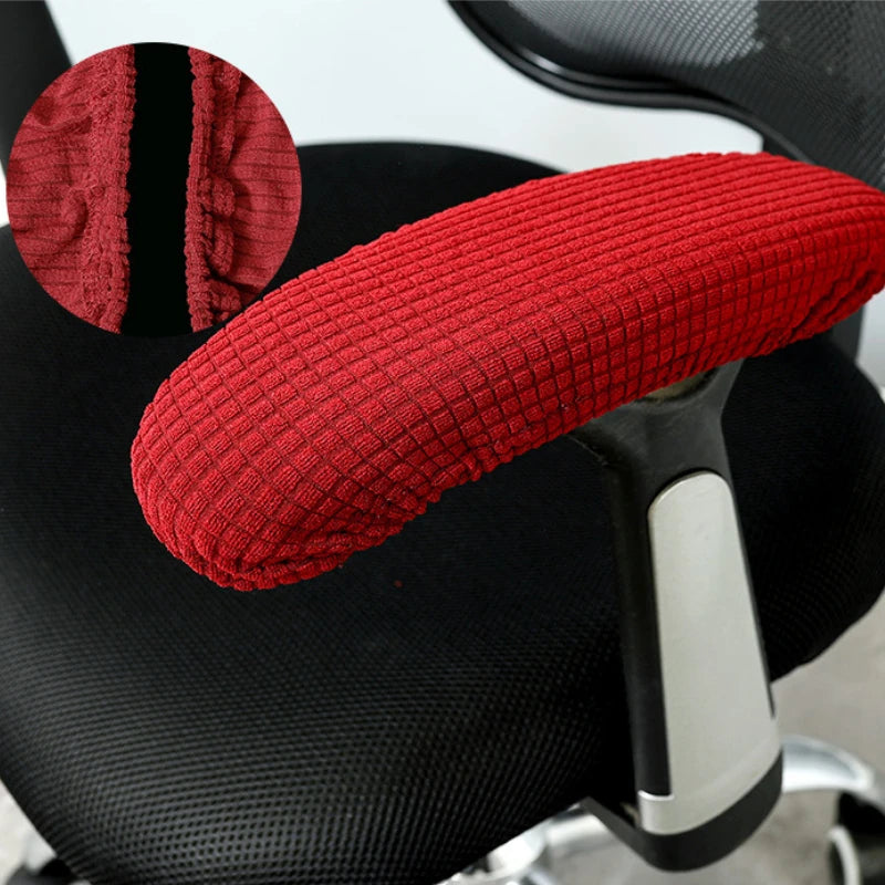 Office Chair Armrest Covers – Removable & Waterproof Fabric (1 Pair)