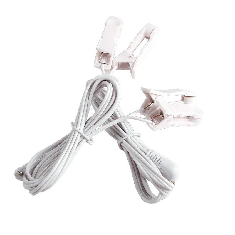 2.5mm Ear Clip Cables – Conductive Wires for TENS Muscle Stimulator Units - Image 2