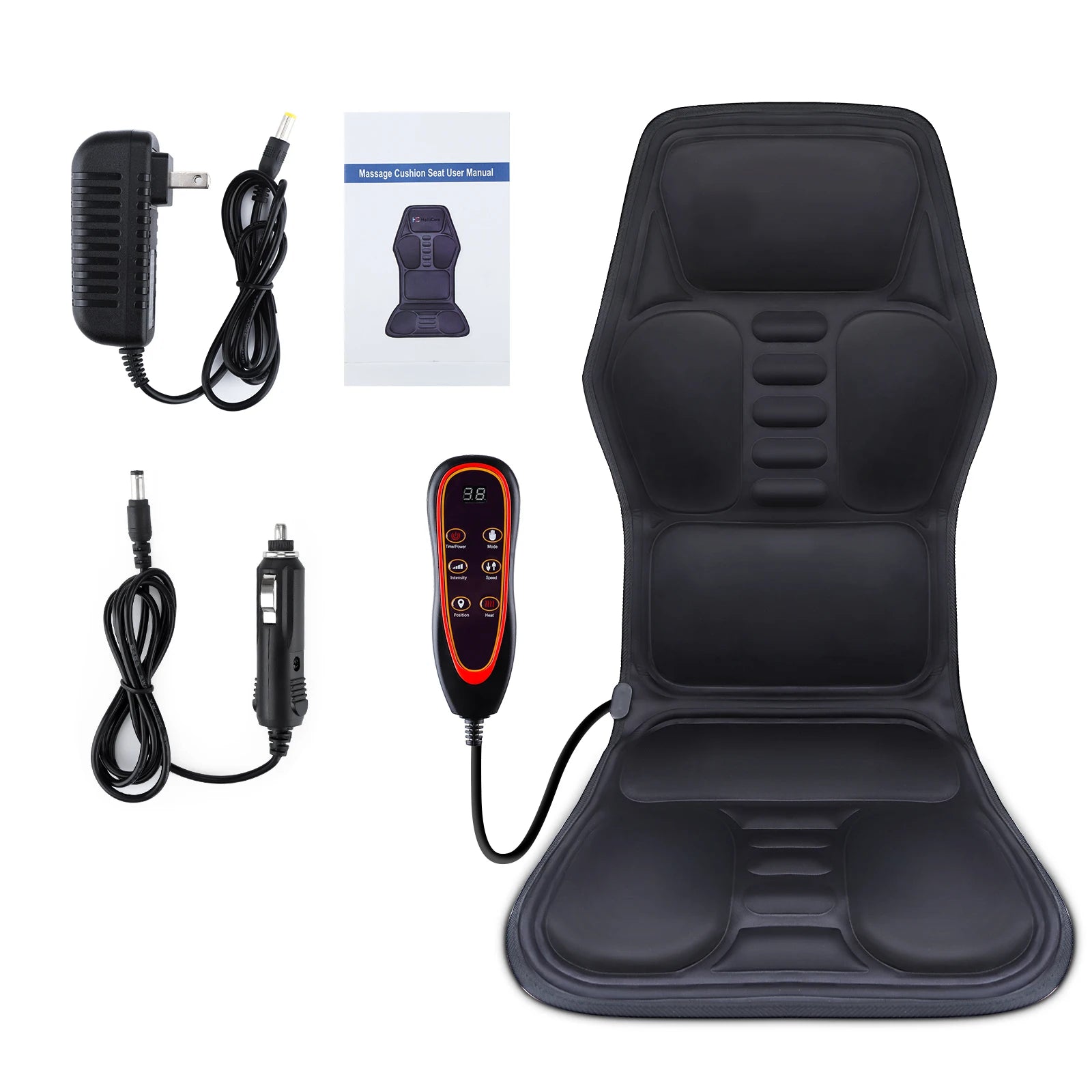 Electric Back Massager Cushion – Infrared Heating Full-Body Massage Chair Pad for Car, Home & Office - Image 8