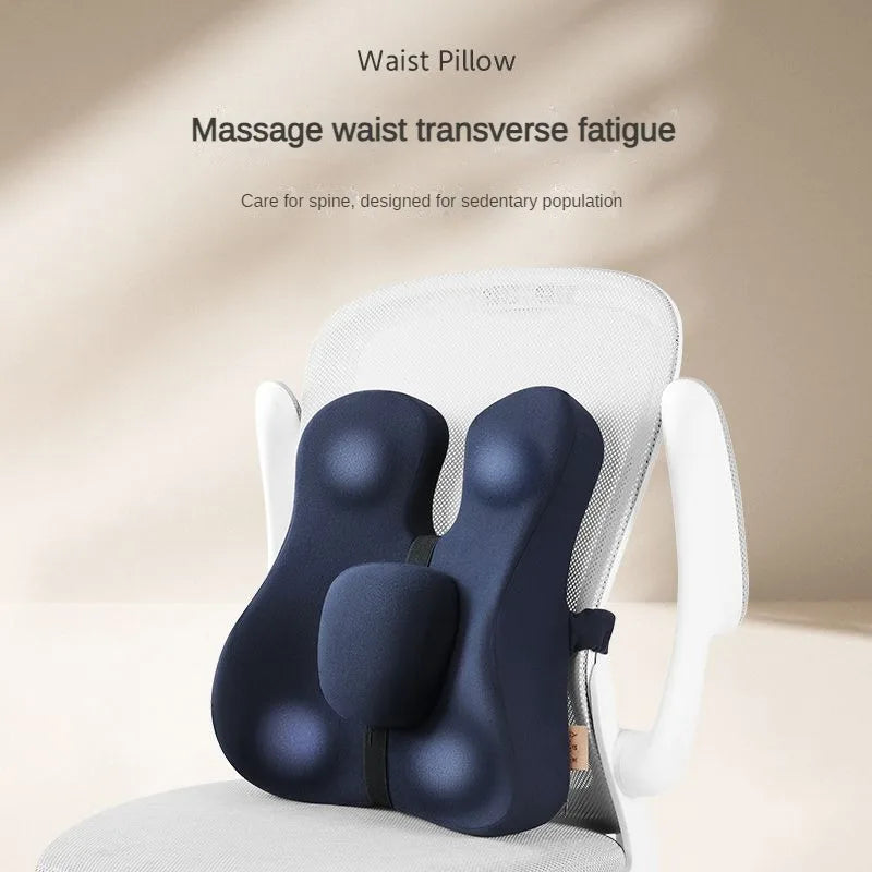 Memory Foam Seat Cushion & Back Support Pillow Set – Orthopedic Relief for Coccyx, Hip & Lumbar - Image 4