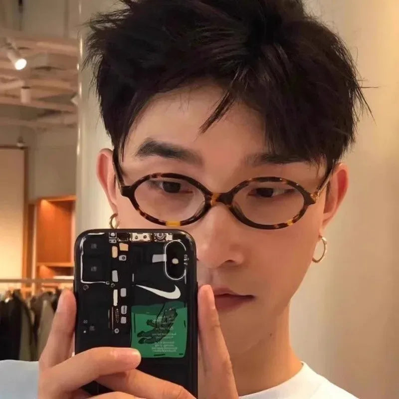 Oval Anti-Blue Light Blocking Glasses – Women's Clear Anti-Radiation Eyewear - Image 2