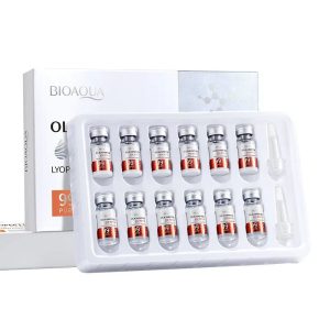 BIOAOUA Oligopeptide Face Skin Repair Freeze-Dried Powder Set – Hyaluronic Acid Essence for Sensitive Skin