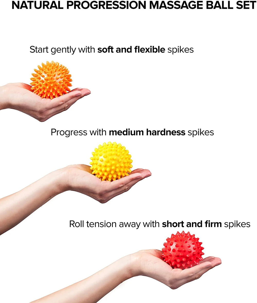 BOTQTOW Spiky Massage Ball – Deep Tissue Therapy for Myofascial Release - Image 2