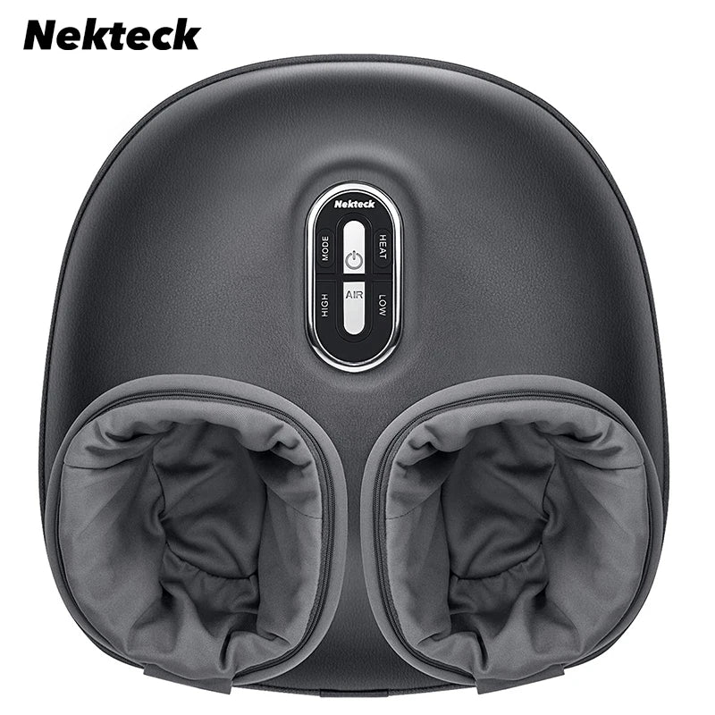 Nekteck Foot Massager – Electric Shiatsu Massage Machine with Heat & Air Compression