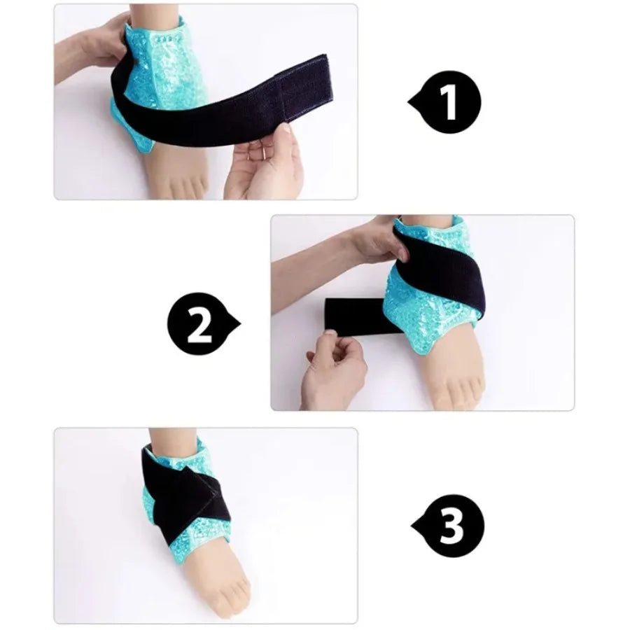 Ankle/Sports Foot Ice Pack β Hot & Cold Gel Pack with Adjustable Stand π - Image 5