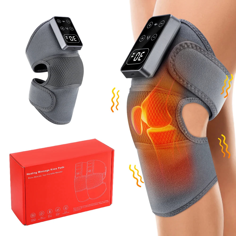 Electric Knee Massager – 3 Vibration Modes & 5-Level Heat Compress for Knee, Shoulder & Elbow - Image 7