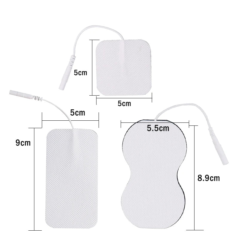 10/20pcs Silicone Gel Electrode Pads – TENS Unit Replacement Pads for Digital Therapy Machines (2mm Plug) - Image 3