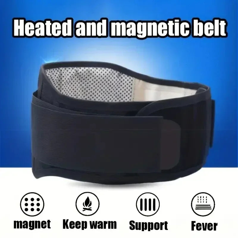 20-Magnet Self-Heating Back Support Belt – Adjustable Lumbar Therapy - Image 6