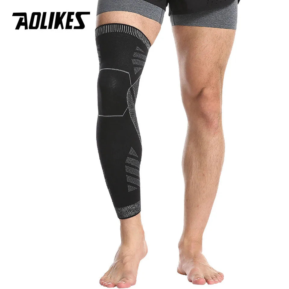 AOLIKES Long Leg Compression Sleeves – Full Knee Support for Sports & Pain Relief - Image 4
