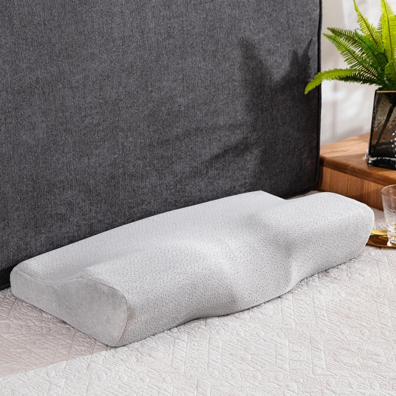 Butterfly-Shaped Memory Foam Cervical Pillow – Orthopedic Neck Protection for Better Sleep - Image 8