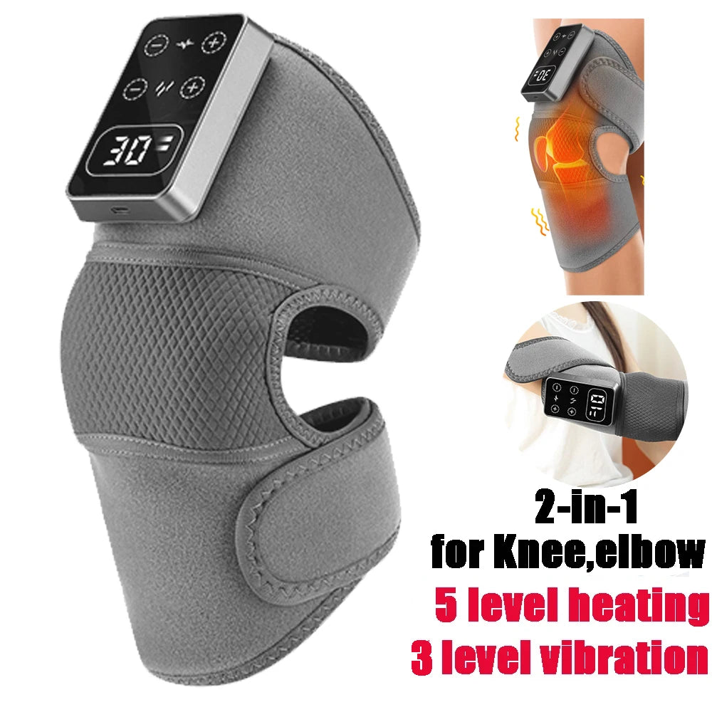 3-in-1 Heated Knee Massager – Wireless Massage Belt for Knee, Shoulder & Elbow - Image 9