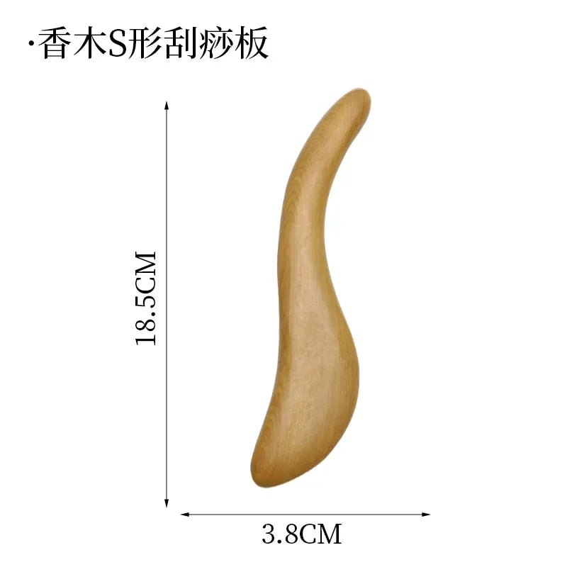 Wood Trigger Point Massage & Gua Sha Tools – Professional Lymphatic Drainage & Wood Therapy for Back, Leg, Hand & Face - Image 6