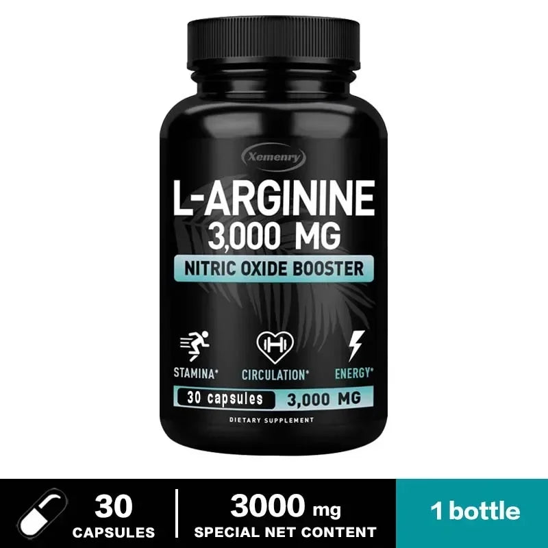 L-Arginine Supplement – Boost Energy, Strength & Endurance for Peak Performance - Image 9