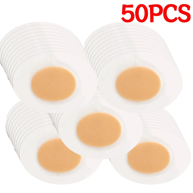100PCS Pain Relief Gel Heel Protectors – Hydrocolloid Adhesive Blister Pads for Foot Care - Image 7