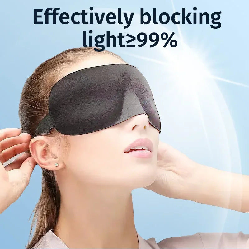 3D Contoured Eye Mask for Sleeping – Molded Night Blindfold for Women & Men - Image 4