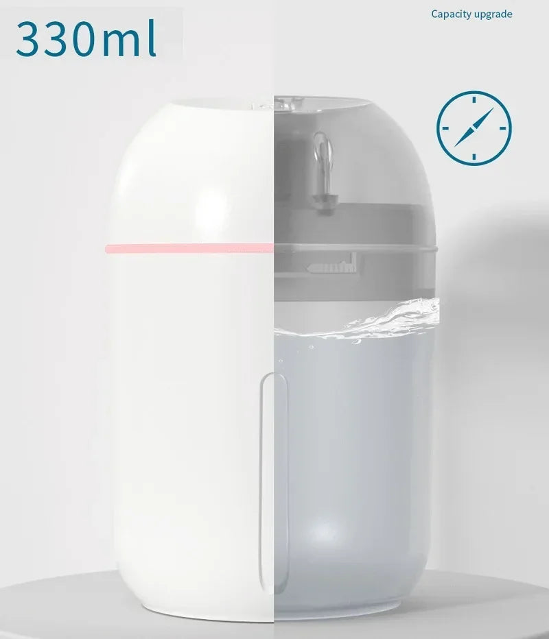 330ML USB Ultrasonic Aromatherapy Humidifier - Image 4