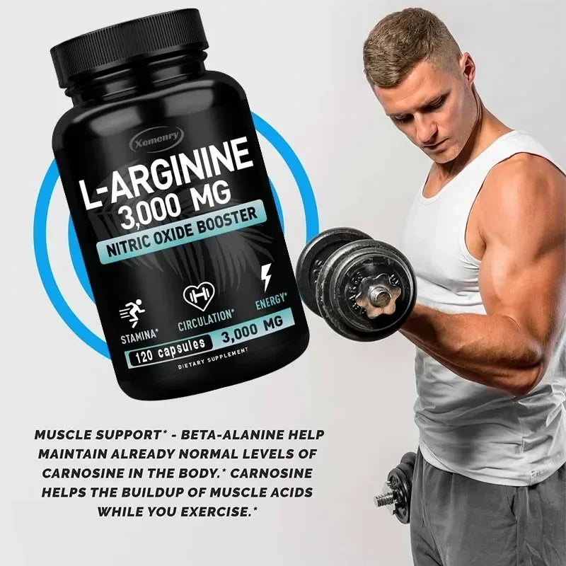 L-Arginine Supplement – Boost Energy, Strength & Endurance for Peak Performance - Image 6