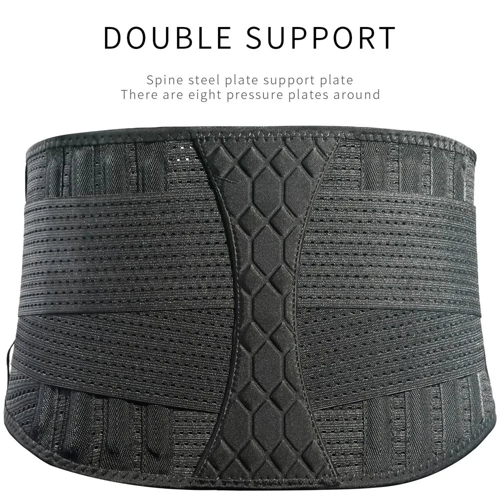 GOUNOD Double Full Back Lumbar Support Belt – Orthopedic Waist Corset for Spine Decompression & Back Pain Relief - Image 6