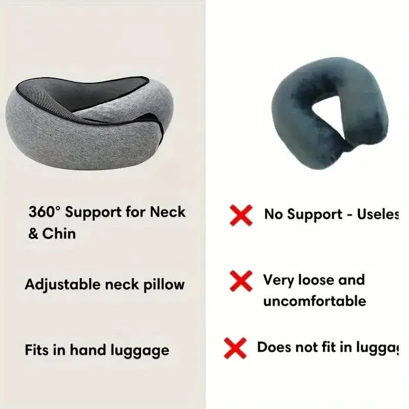 Snail Style Memory Foam Travel Neck Pillow - Image 5