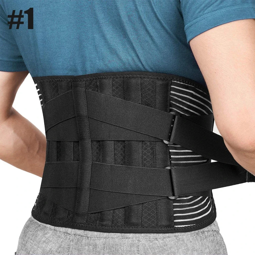 Tcare Sports Back Brace – Lower Back Pain Relief with 6 Support Stays - Image 10