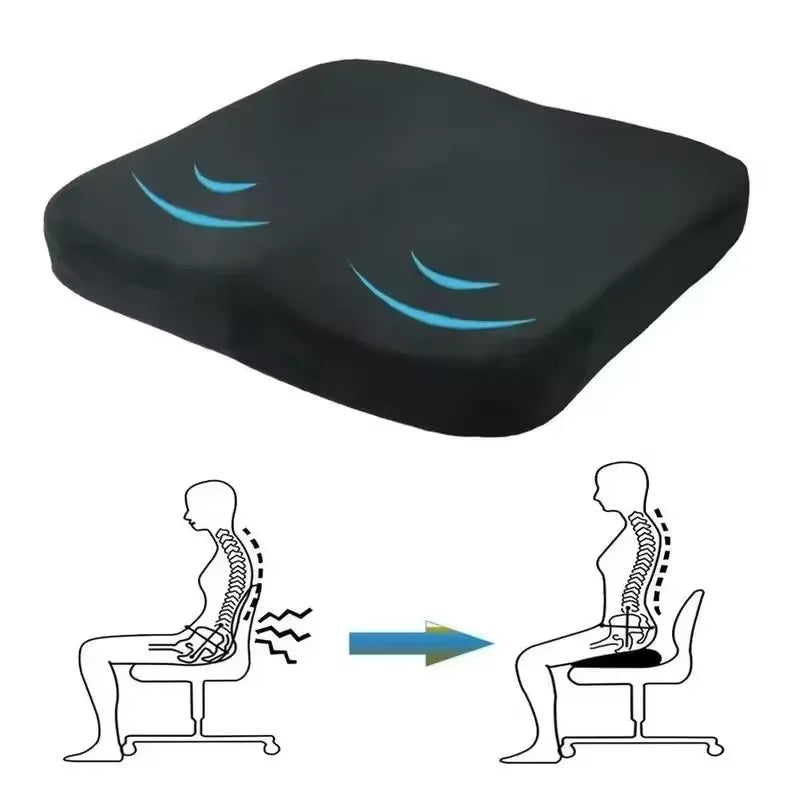 Coccyx Memory Foam Cushion – Tailbone & Sciatica Pain Relief - Image 2