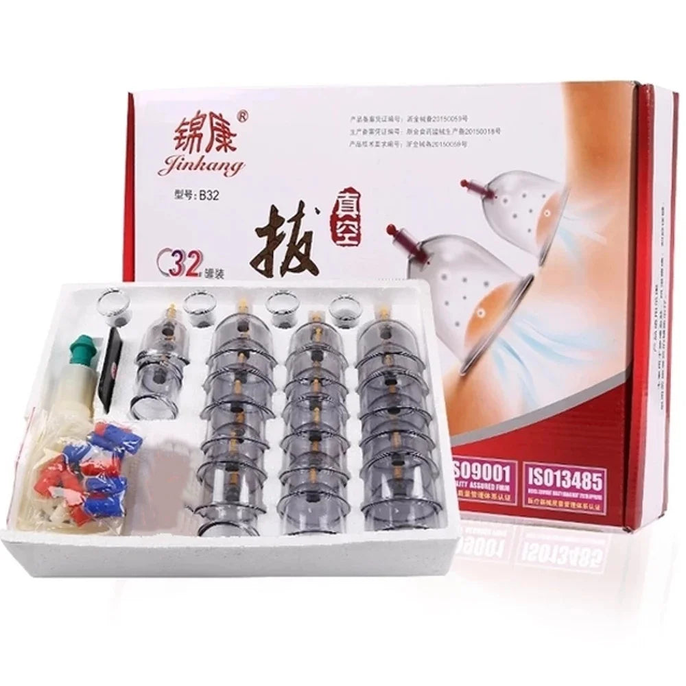 32-Piece Professional Vacuum Cupping Set – Full-Body Massage & Detox Therapy - Image 7